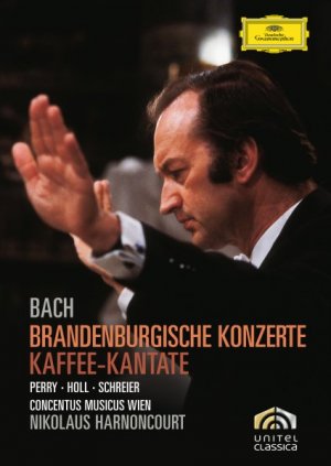 Bach, J.S.: Brandenburg Concertos Nos.1-6, BWV 1046-1051; Coffee Cantata BWV 211; Suite No.3 BWV 1068; Concerto For Oboe, Violin And Orchestra BWV 1060 - Concentus Musicus, Wien, Nikolaus Harnoncourt, Janet Perry
