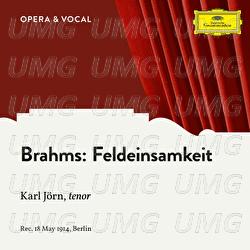 Brahms: Feldeinsamkeit, Op. 86, No. 2