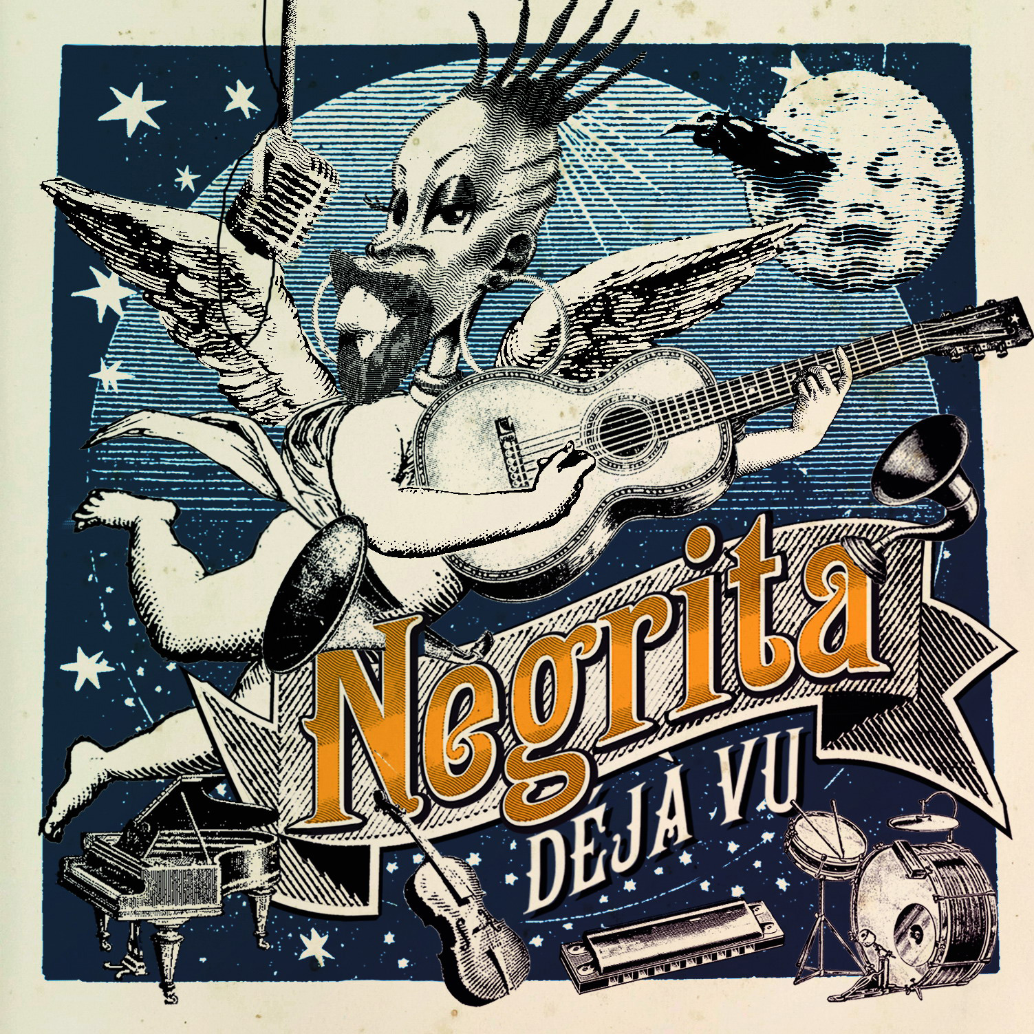 NEGRITA  "Déjà Vu"  L'album acustico debutta al primo posto della classifica dei dischi più venduti.