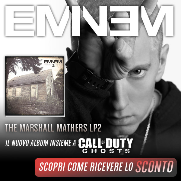 EMINEM: da Gamestop il nuovo album MMLP2 insieme a Call of Duty: Ghosts