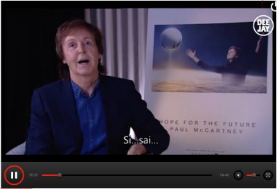Videointervista a Paul McCartney su Repubblica.it!