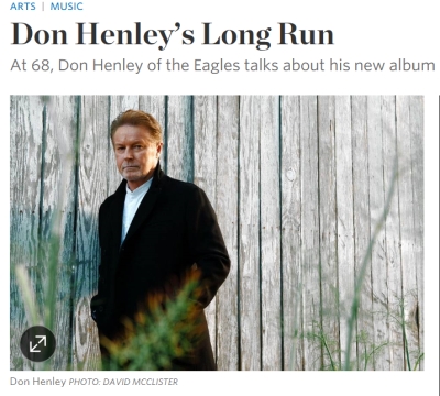 Intervista a Don Henley sul Wall Street Journal