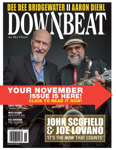 'DOWN BEAT" dedica la copertina a John Scofield e Joe Lovano!