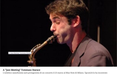Tommaso Starace parla a Tgcom24 del suo concerto dopodomani al Blue Note di Milano