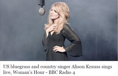 Alison Krauss ospite alla BBC: intervista con performance (di 'Gentle On My Mind')