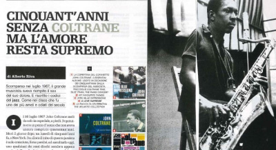 Nel luglio di cinquant'anni fa scompariva John Coltrane: su "Il Venerdì di Repubblica" ne parla Alberto Riva