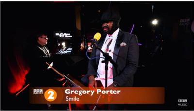 In attesa di "NAT KING COLE & ME" ... Gregory Porter in una meravigliosa interpretazione di 'Smile' registrata nella Piano Room di BBC Radio 2