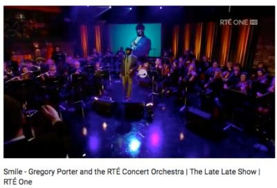 Mancano tre giorni all'uscita di 'NAT KING COLE & ME': guarda il video di Gregory Porter ospite dell'emittente irlandese RTÉ One