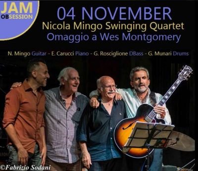 Domani sera Nicola Mingo alla testa dello Swinging Quartet al Jam OB Sesson di Roma