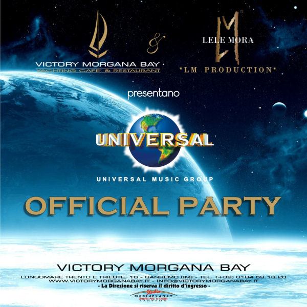 OFFICIAL PARTY UNIVERSAL MUSIC A SANREMO!