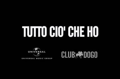 CLUB DOGO - TUTTO CIO' CHE HO (feat.Il Cile) già tra i video più visti su YouTube