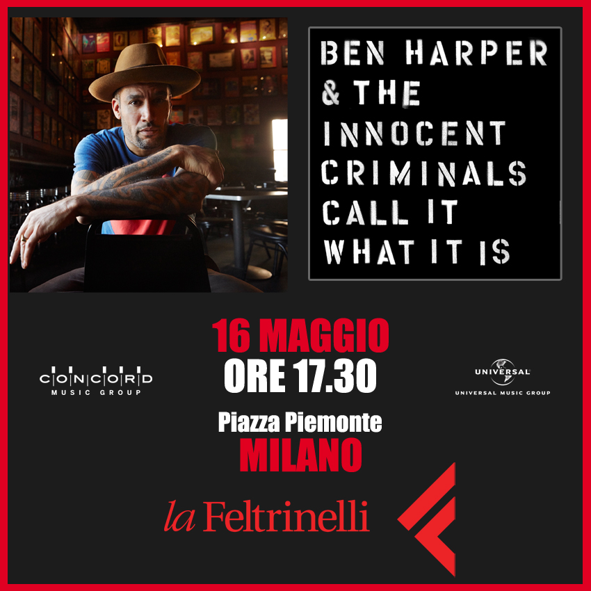 Ben Harper a la Feltrinelli di Milano