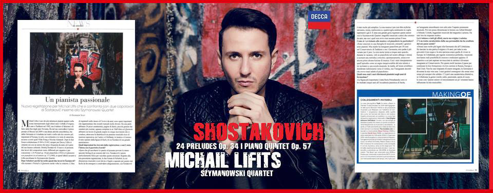 Michail Lifits intervistato su Amadeus per il suo nuovo cd