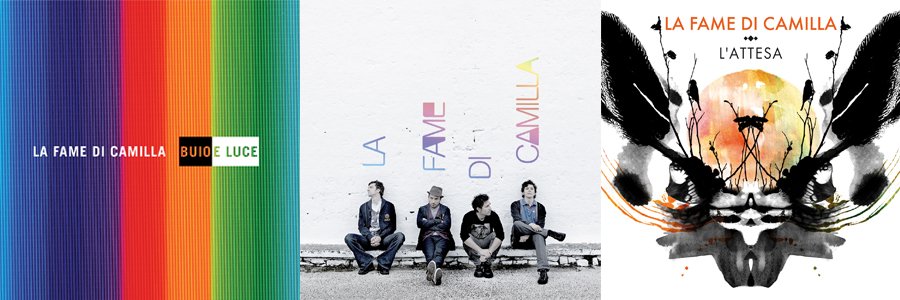A grande richiesta tornano nuovamente disponibili i tre album de "La Fame Di Camilla"