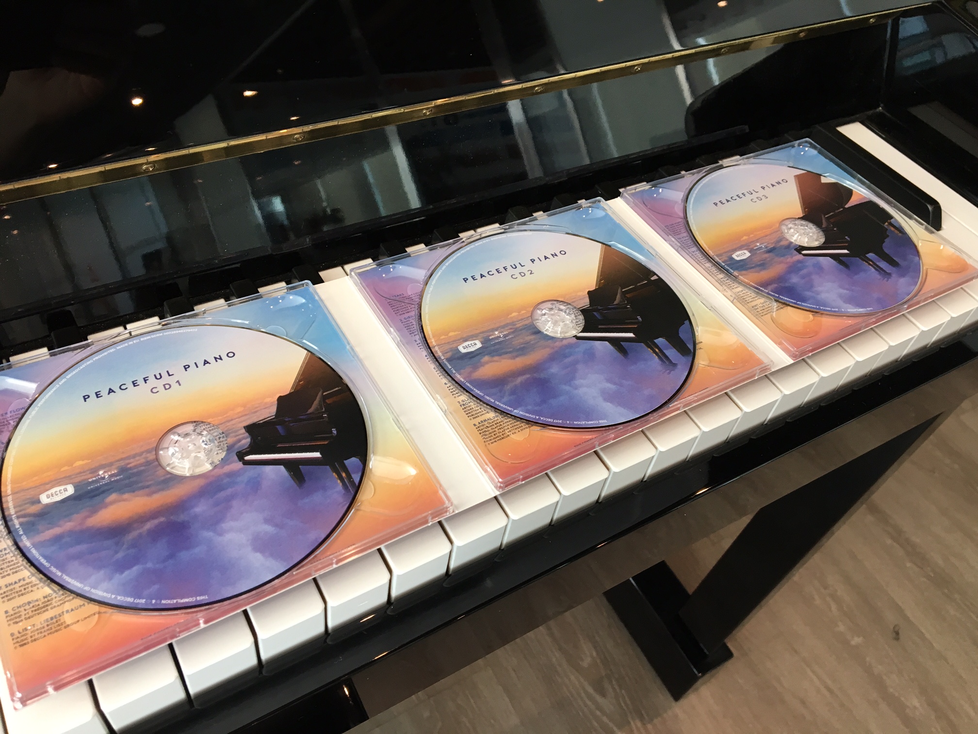 Peaceful Piano: oltre 3 ore di musica per pianoforte in 3 CD