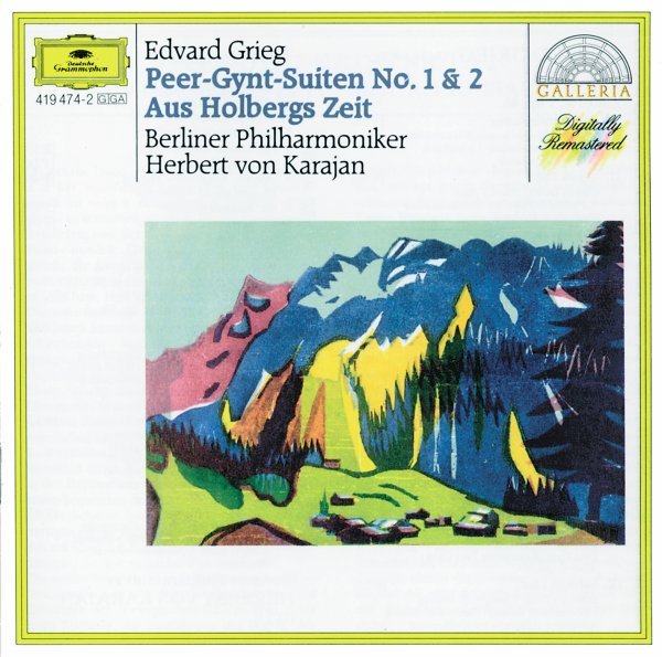 Grieg: Peer Gynt Suites Nos.1 & 2; From Holberg's Time; Sigurd Jorsalfar - Berliner Philharmoniker, Herbert von Karajan