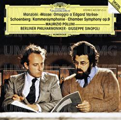 Manzoni: Masse: Omaggio a Edgard Varèse / Schoenberg: Kammersymphonie op.9 - Maurizio Pollini, Berliner Philharmoniker, Giuseppe Sinopoli