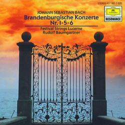 Bach, J.S.: Brandenburg Concerto No.1 BWV 1046; No.5 BWV 1050 & No.6 BWV 1051 - Festival Strings Lucerne, Rudolf Baumgartner