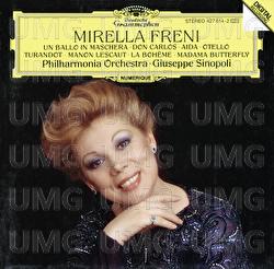 Mirella Freni -  Un ballo in maschera; Don Carlos; Aida; Otello; Turandot; Manon Lescaut; La Bohème; Madama Butterfly