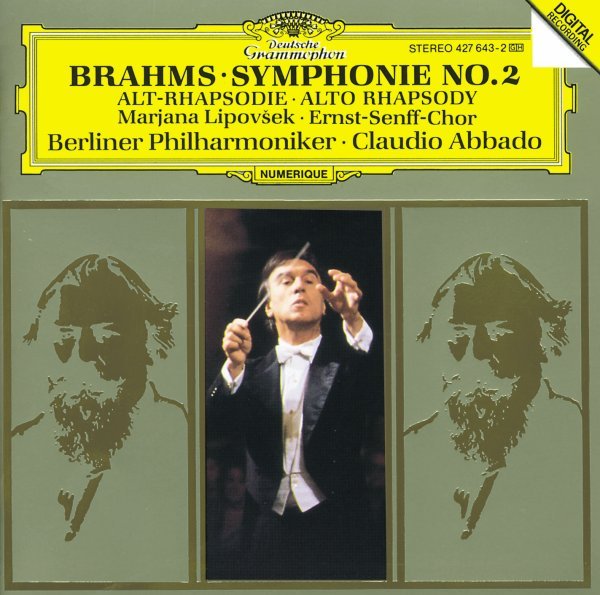 Brahms: Symphony No.2; Alto Rhapsody - Berliner Philharmoniker, Claudio Abbado