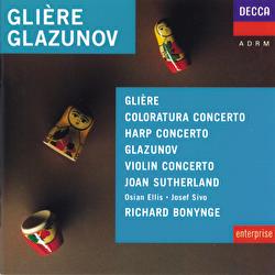 Glière/Glazunov etc: Harp Concerto/Concerto for Coloratura Soprano etc