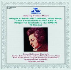 Mozart, W.A.: Adagio & Rondo K.617; 12 Canons - Bruno Hoffmann, Norddeutscher Singkreis, Gottfried Wolters