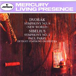 Dvorák: Symphony No. 9 "From the New World"/Sibelius: Symphony No. 2 - Detroit Symphony Orchestra, Paul Paray