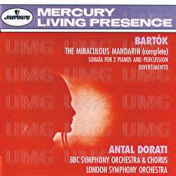 Bartók: The Miraculous Mandarin; Sonata for 2 Pianos and Percussion; Divertimento - BBC Symphony Orchestra, London Symphony Orchestra, Antal Doráti