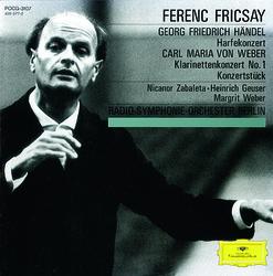 Handel: Harp Concerto Op.4, No.6 / Weber: Clarinet Concerto No.1, Op.73; Konzertstück Op.79 - Nicanor Zabaleta, Heinrich Geuser, Margrit Weber