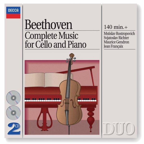 Beethoven: Complete Music for Cello and Piano - Mstislav Rostropovich, Sviatoslav Richter, Maurice Gendron