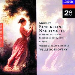 Mozart: Eine Kleine Nachtmusik; Serenata Notturna etc. - Wiener Mozart Ensemble, Willi Boskovsky