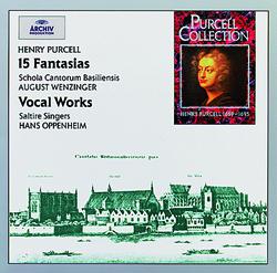 Purcell: 15 Fantasias & Vocal Works - Schola Cantorum Basiliensis, August Wenzinger, Saltire Singers