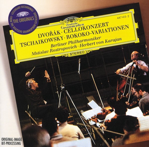 Dvorák: Cello Concerto / Tchaikovsky: Variations on a Rococo Theme - Mstislav Rostropovich, Berliner Philharmoniker, Herbert von Karajan
