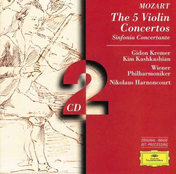 Mozart: The 5 Violin Concertos; Sinfonia Concertante - Gidon Kremer, Wiener Philharmoniker, Nikolaus Harnoncourt
