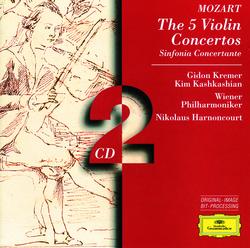 Mozart: The 5 Violin Concertos; Sinfonia Concertante - Gidon Kremer,  Wiener Philharmoniker, Nikolaus Harnoncourt