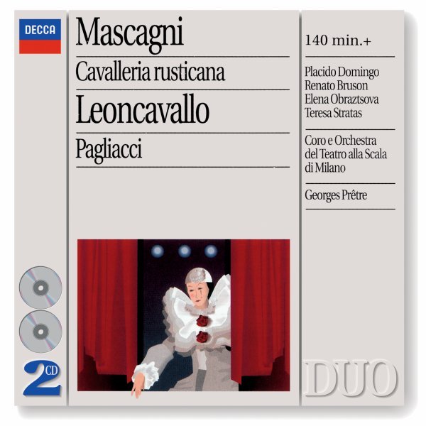 Mascagni Cavalleria Rusticana/Leoncavallo Pagliacci di Plácido