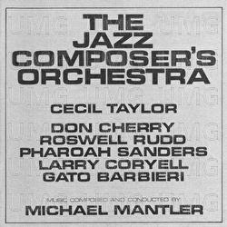 The Jazz Composer's Orchestra - The Jazz Composer's Orchestra, Michael Mantler