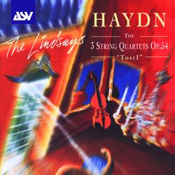 Haydn: The 3 String Quartets, Op.54 "Tost I"