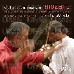 Mozart: The Violin Concertos; Sinfonia Concertante - Giuliano Carmignola, Orchestra Mozart, Claudio Abbado