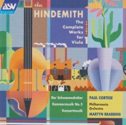 Hindemith: The Complete Works for Viola Vol.1 - Paul Cortese, The Philharmonia, Martyn Brabbins