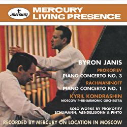Prokofiev: Piano Concerto No.3 / Rachmaninov: Piano Concerto No.1 - Byron Janis, Moscow Philharmonic Orchestra, Kirill Kondrashin