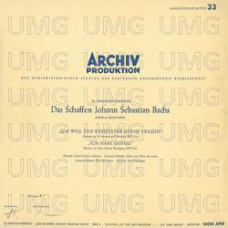 Bach, J.S.: Cantatas "Ich will den Kreuzstab gerne tragen", BWV 56; "Ich habe genug", BWV 82 - Dietrich Fischer-Dieskau, Karl Ristenpart Chamber Orchestra, Karl Ristenpart