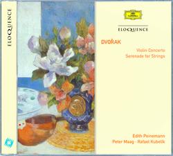 Dvorak: Violin Concerto; Serenade for Strings - Edith Peinemann, Czech Philharmonic Orchestra, Peter Maag
