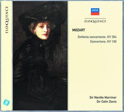 Mozart: Sinfonia Concertante; Concertone for 2 Violins