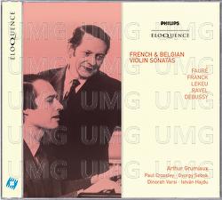 French & Belgian Violin Sonatas - Arthur Grumiaux, Paul Crossley, György Sebök