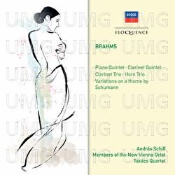 Brahms: Clarinet Trio; Horn Trio; Variations on a theme of Schumann; Piano Quintet; Clarinet Quintet - András Schiff, Members Of The New Vienna Octet, Takács Quartet