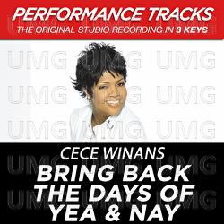 Bring Back The Days Of Yea & Nay - CeCe Winans