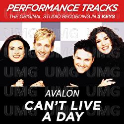 Can't Live A Day - Avalon