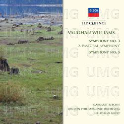 Vaughan Williams: Symphony No.3 - "A Pastoral Symphony"; Symphony No.5 - Margaret Ritchie, London Philharmonic Orchestra, Sir Adrian Boult