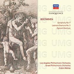 Beethoven: Symphony No.7; Leonore No.3; "Egmont" Overture - Los Angeles Philharmonic, Israel Philharmonic Orchestra, Zubin Mehta